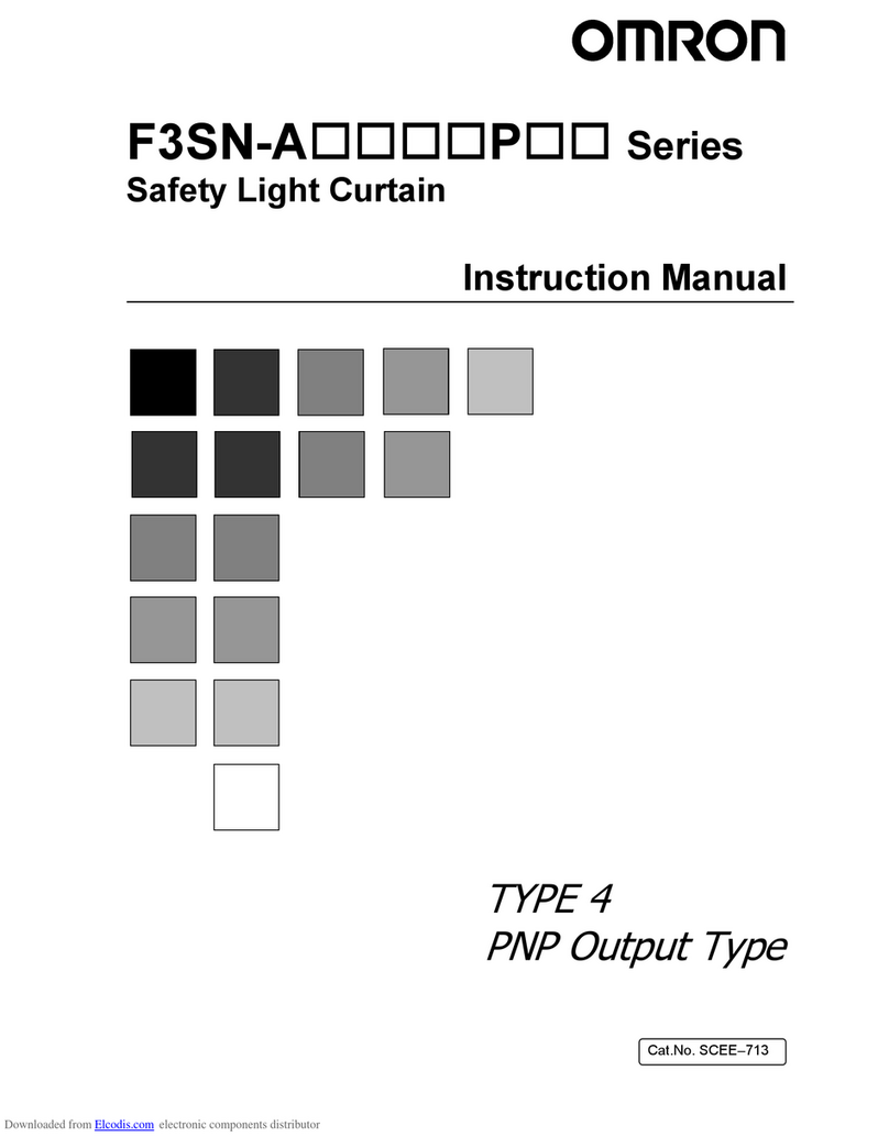 Omron F3SN-A - instruction manual