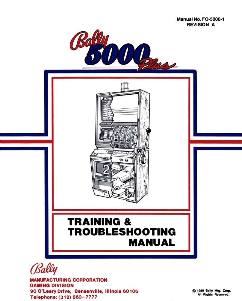 Bally 5000 Plus User manual Bally 5000 Plus User manual