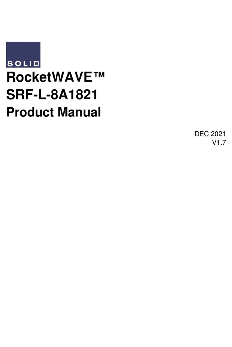 Solid RocketWAVE SRF-L-8A1821 product manual