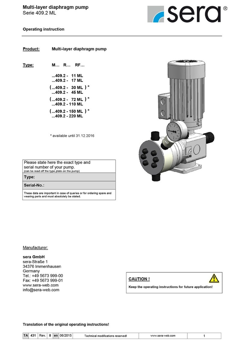 Sera 409.2 ML Series User manual