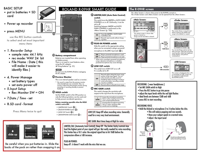 Roland R-09HR User manual