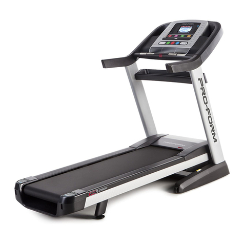 Pro-Form PRO 2500 PFTL14011.0 User manual