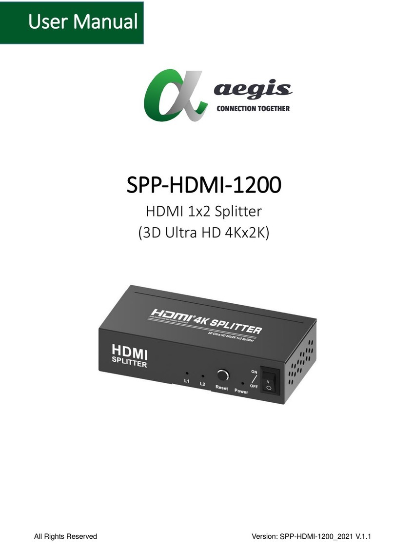 Aegis SPP-HDMI-1200 user manual
