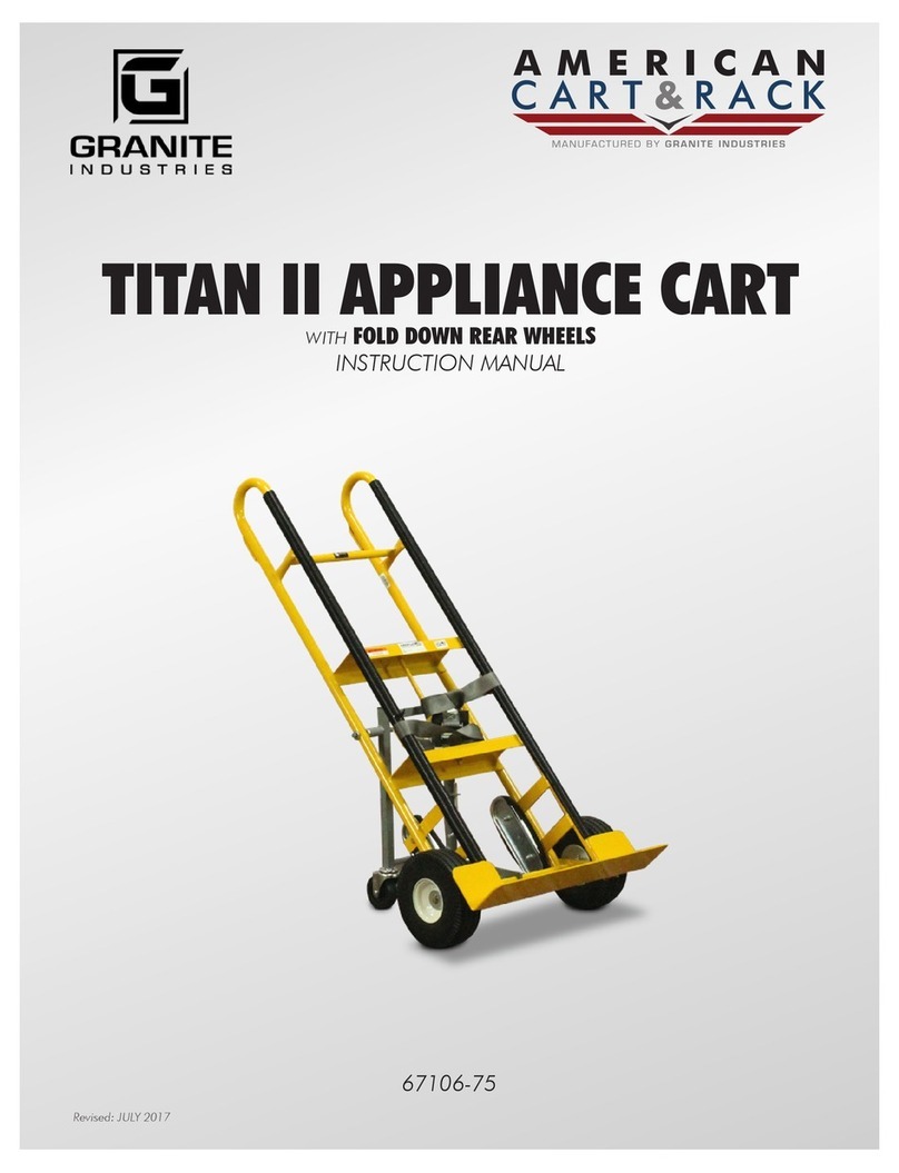 Granite American Cart & Rack Titan II instruction manual Granite American Cart & Rack Titan II instruction manual