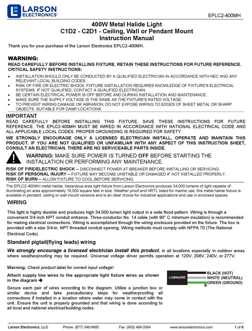 Larson Electronics C1D2 User manual