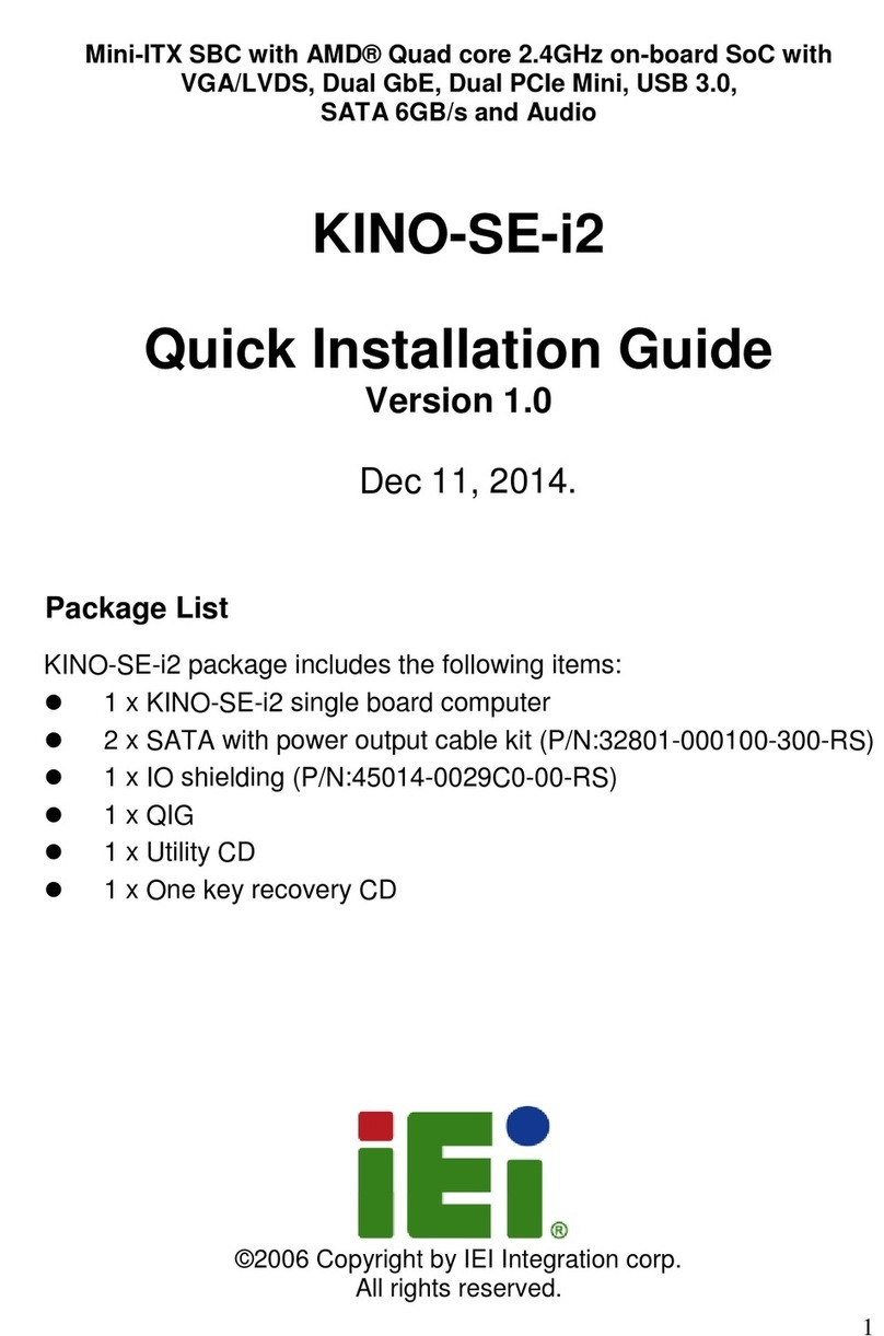 IEI Technology KINO-SE-i2 User manual