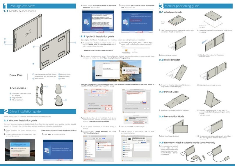 MP DUEX PLUS User manual