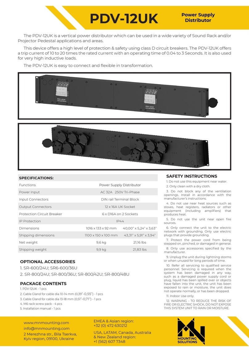 Mounting Solutions PDV-12UK quick guide
