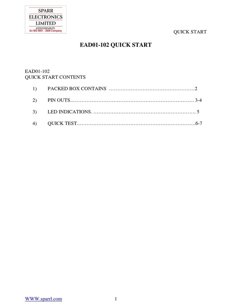 Sparr EAD01-102 quick start
