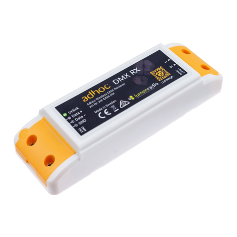 AdHoc DMX RX quick guide