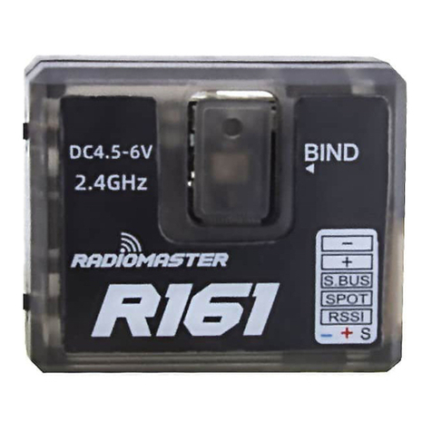 RadioMaster R161 user manual