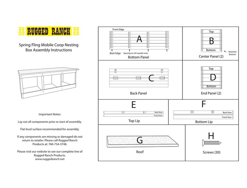 RUGGED RANCH 44955 Assembly instructions