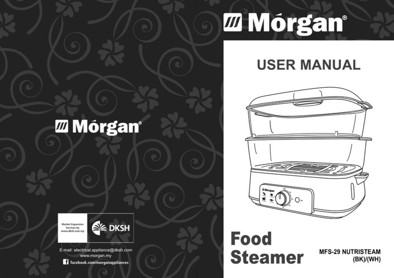 Morgan MFS-29 NUTRISTEAM BK user manual