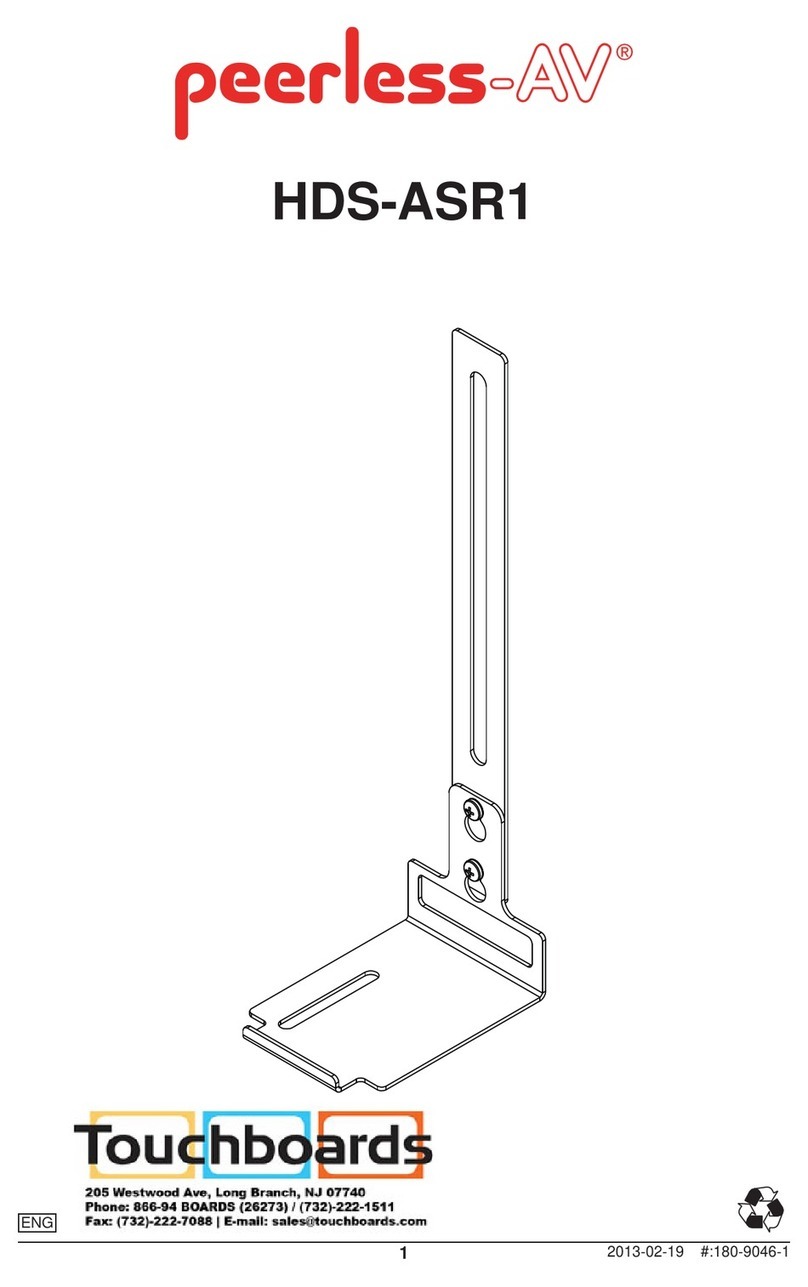 peerless-AV HDS-ASR1 manual
