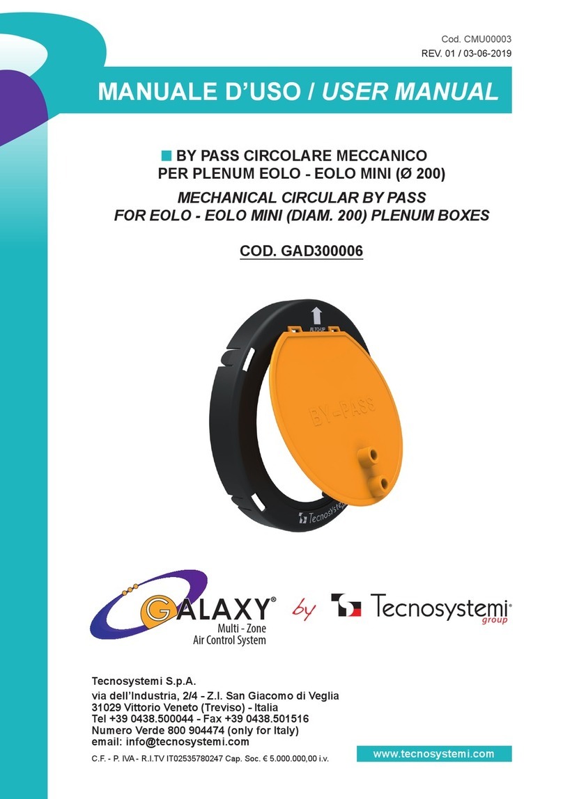Tecnosystemi GALAXY GAD300006 user manual Tecnosystemi GALAXY GAD300006 user manual
