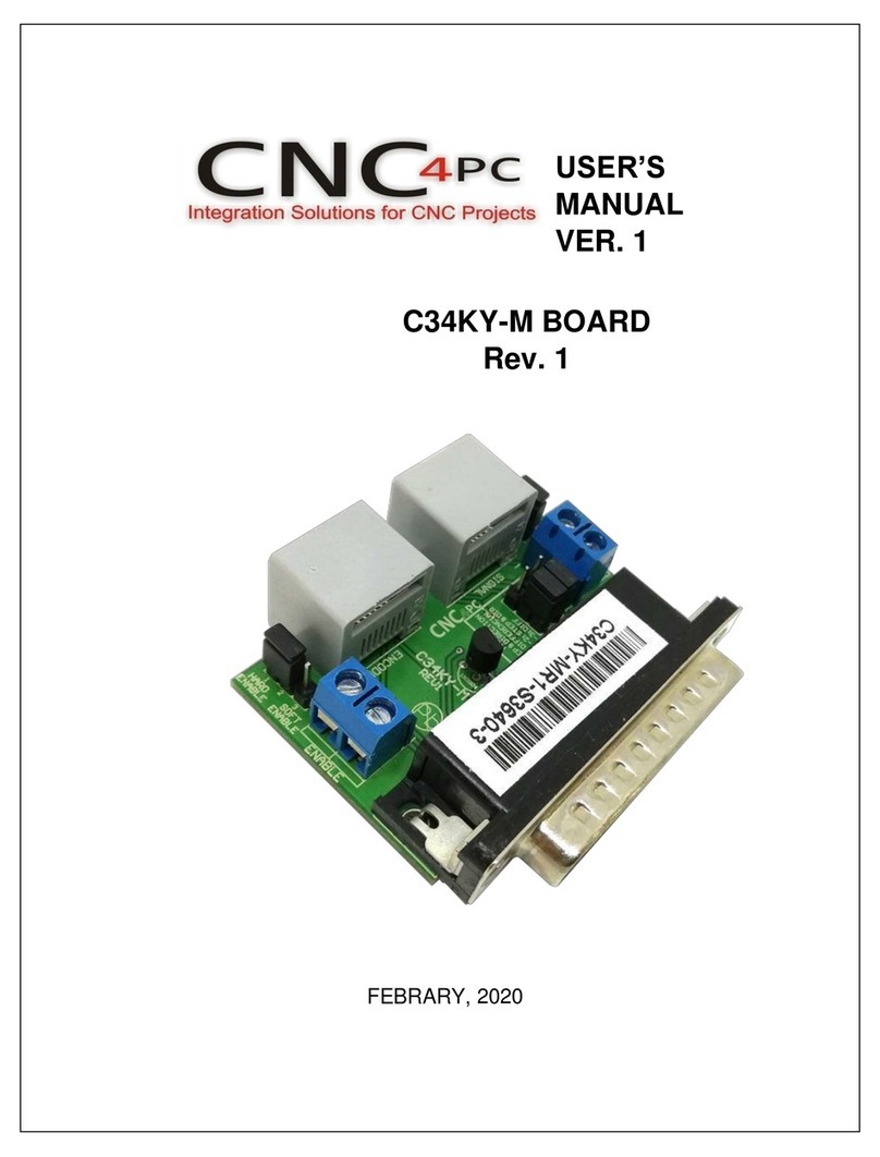 CNC4PC C34KY-M User manual