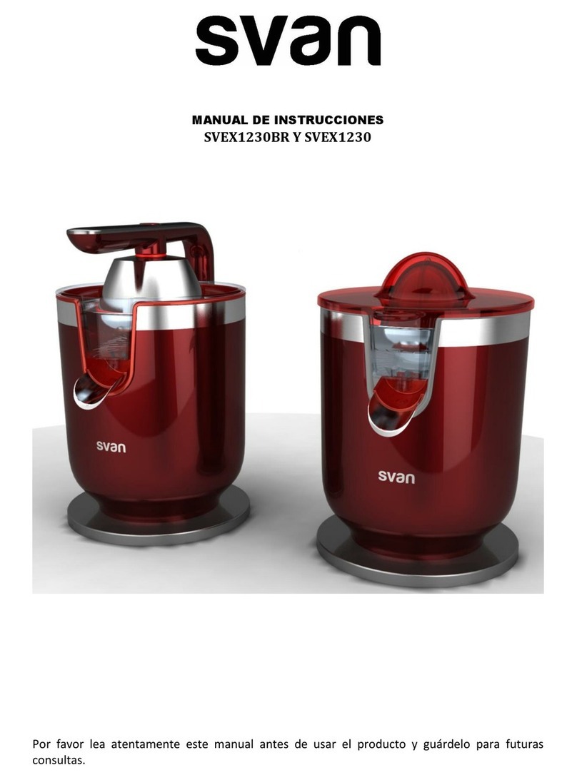 Svan SVEX1230BR instruction manual