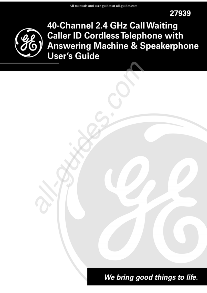 GE 27939 User manual