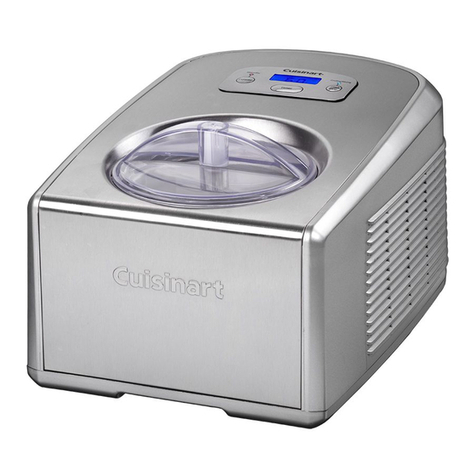 Cuisinart ICE CREAM & GELATO PROFESSIONAL User manual