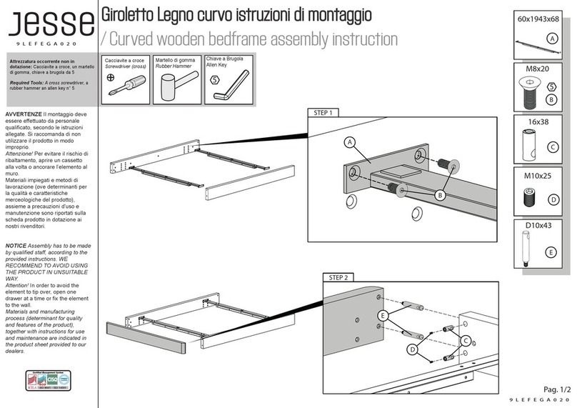 Jesse 9LEFEGA020 Assembly instruction