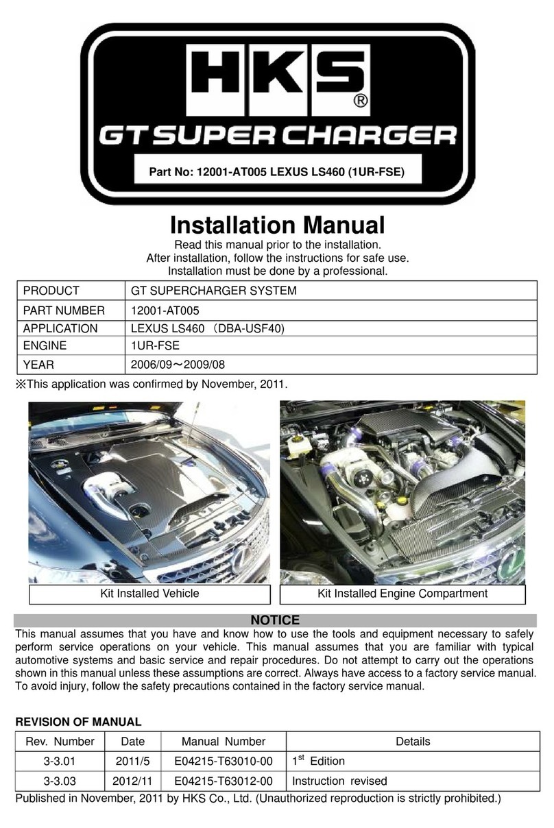 HKS 12001-AT005 installation manual
