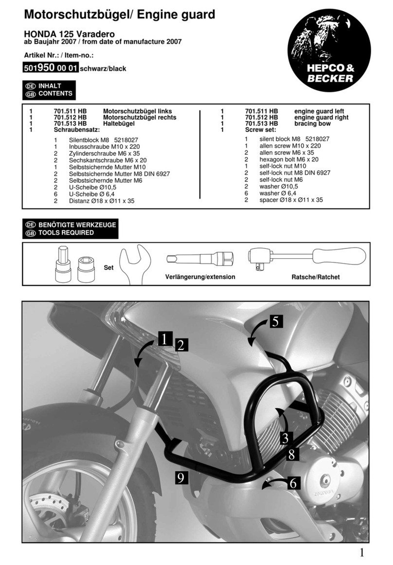 hepco & becker 501950 00 01 quick start guide