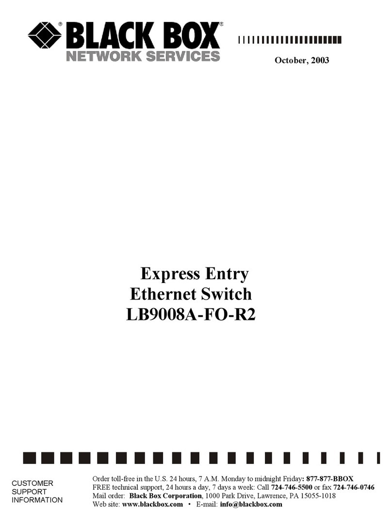 Black Box LB9008A-FO-R2 User manual
