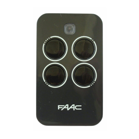 FAAC XT4433RC User manual