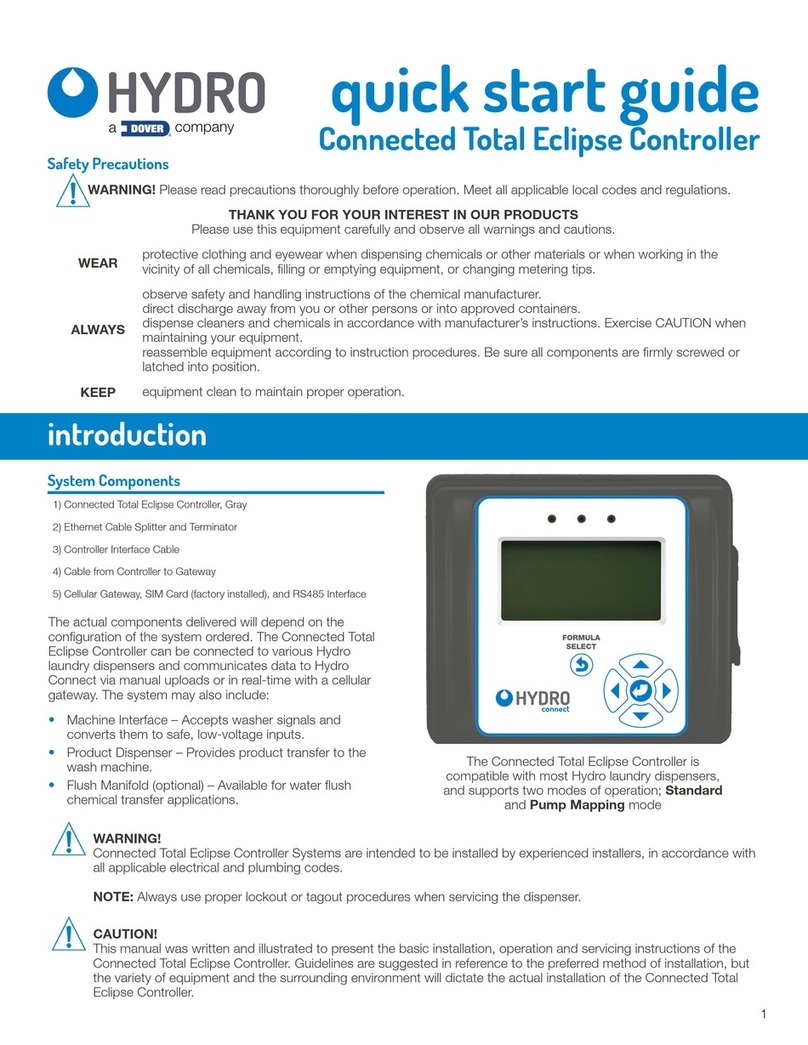 Dover Hydro Connected Total Eclipse User manual
