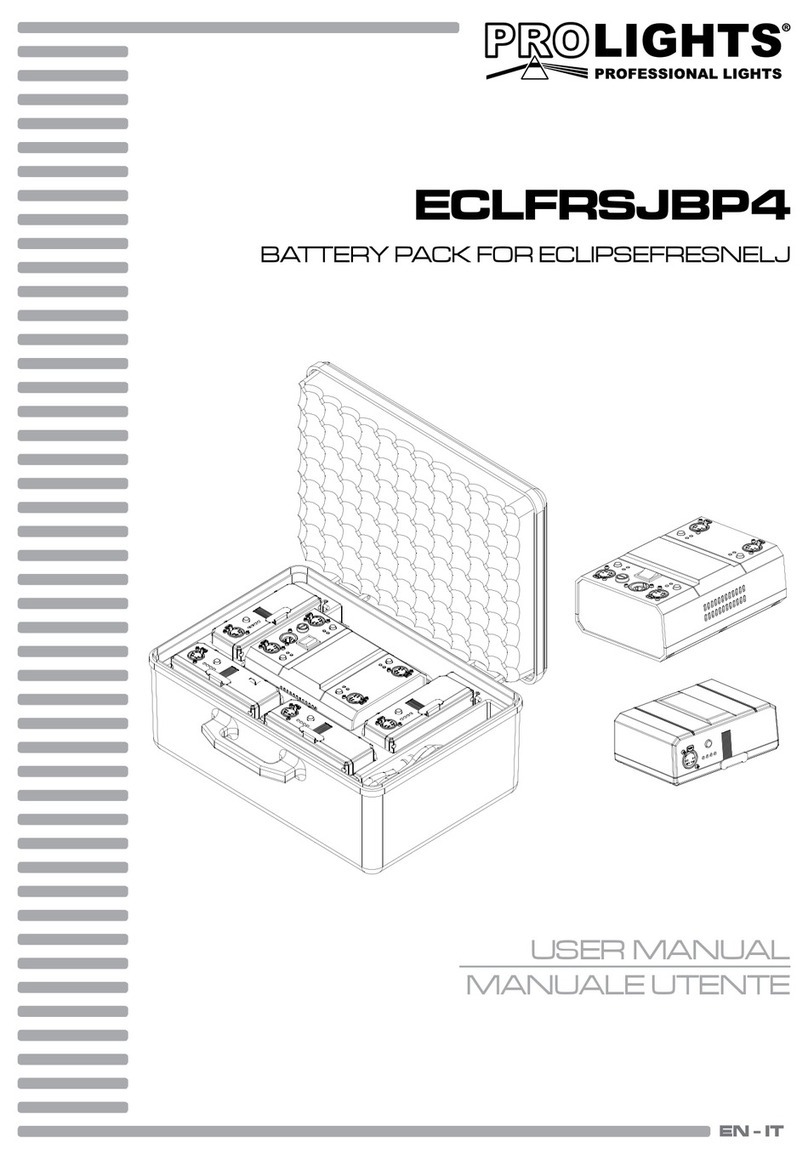 ProLights ECLFRSJBP4 User manual