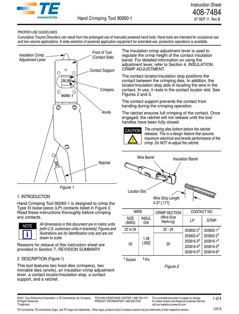 TE Connectivity 90260-1 User manual