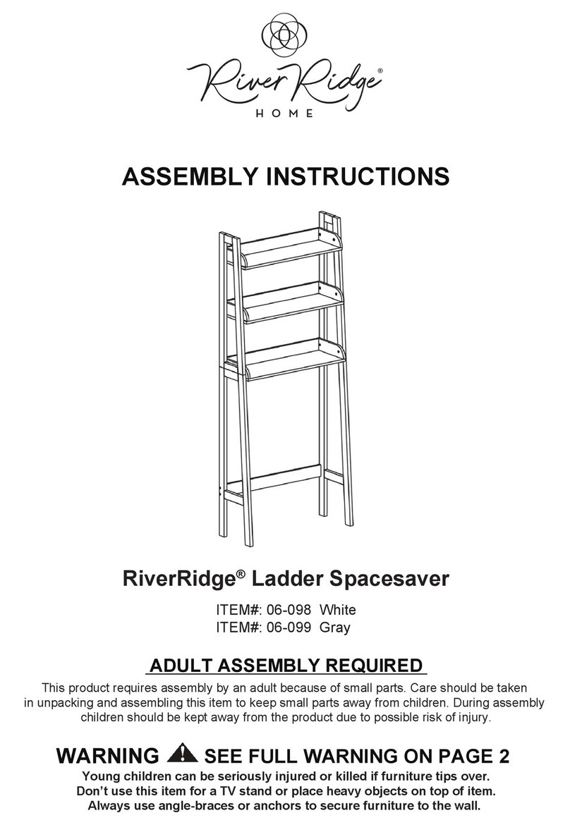 RiverRidge LADDER SPACESAVER 06-098 Assembly instructions