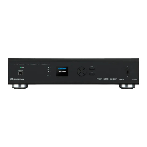Crestron HD(I)-XSPA Supplemental guide