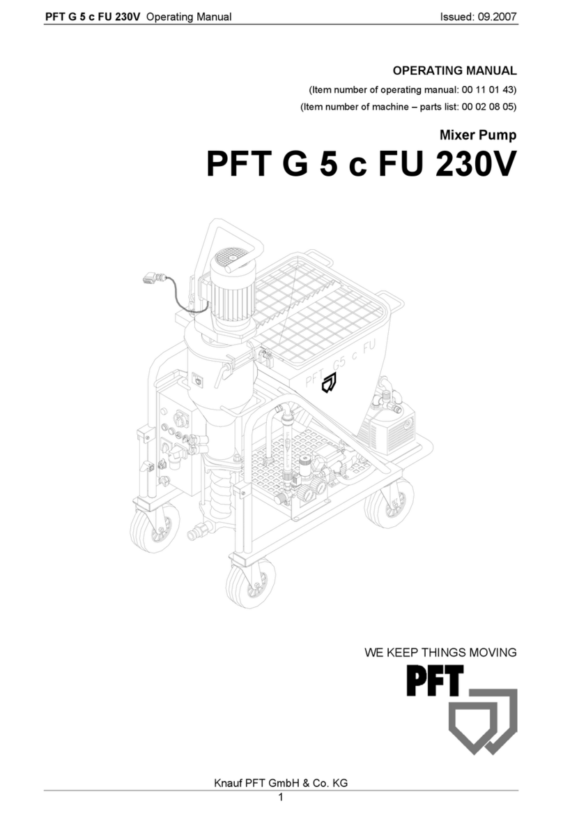 PFT G 5 c FU User manual
