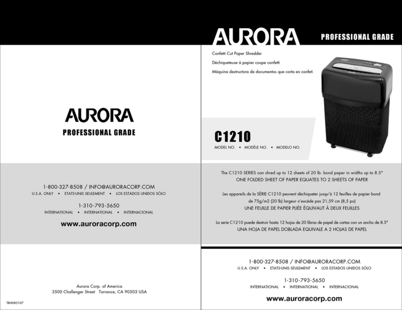 Aurora C1210 Series User manual