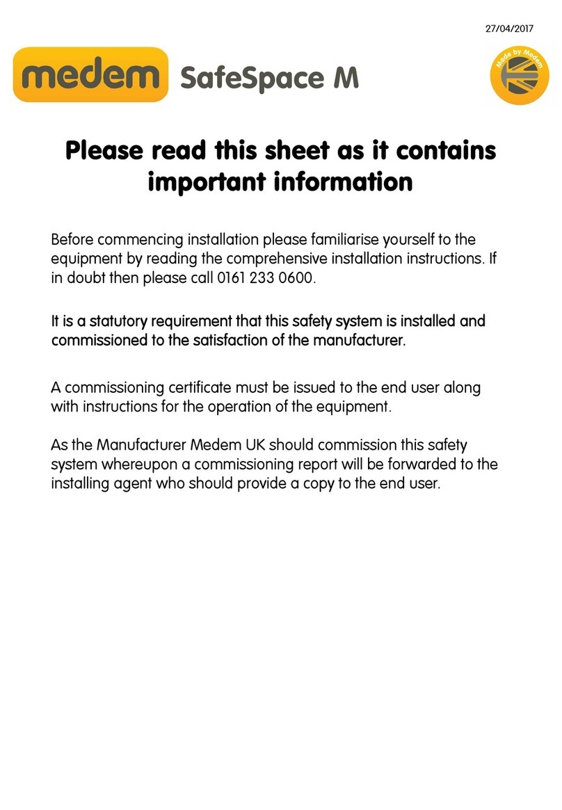 Medem SafeSpace M User manual