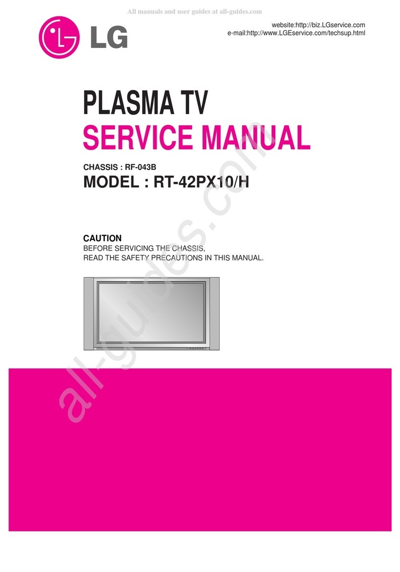 LG RT-42PX10/H User manual