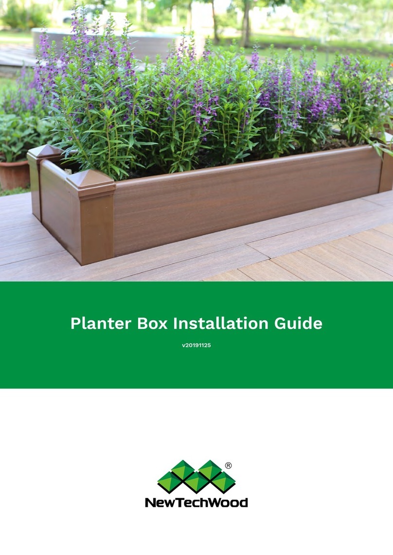 NewTechWood Planter Box installation guide