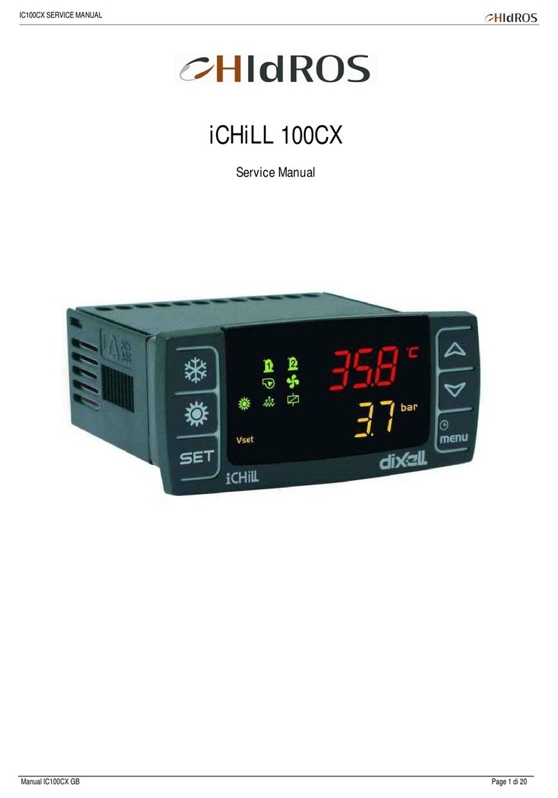 HIdRos iCHiLL 100CX Service manual