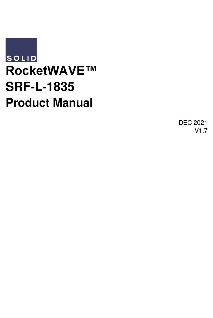 Solid RocketWAVE SRF-L-1835 product manual