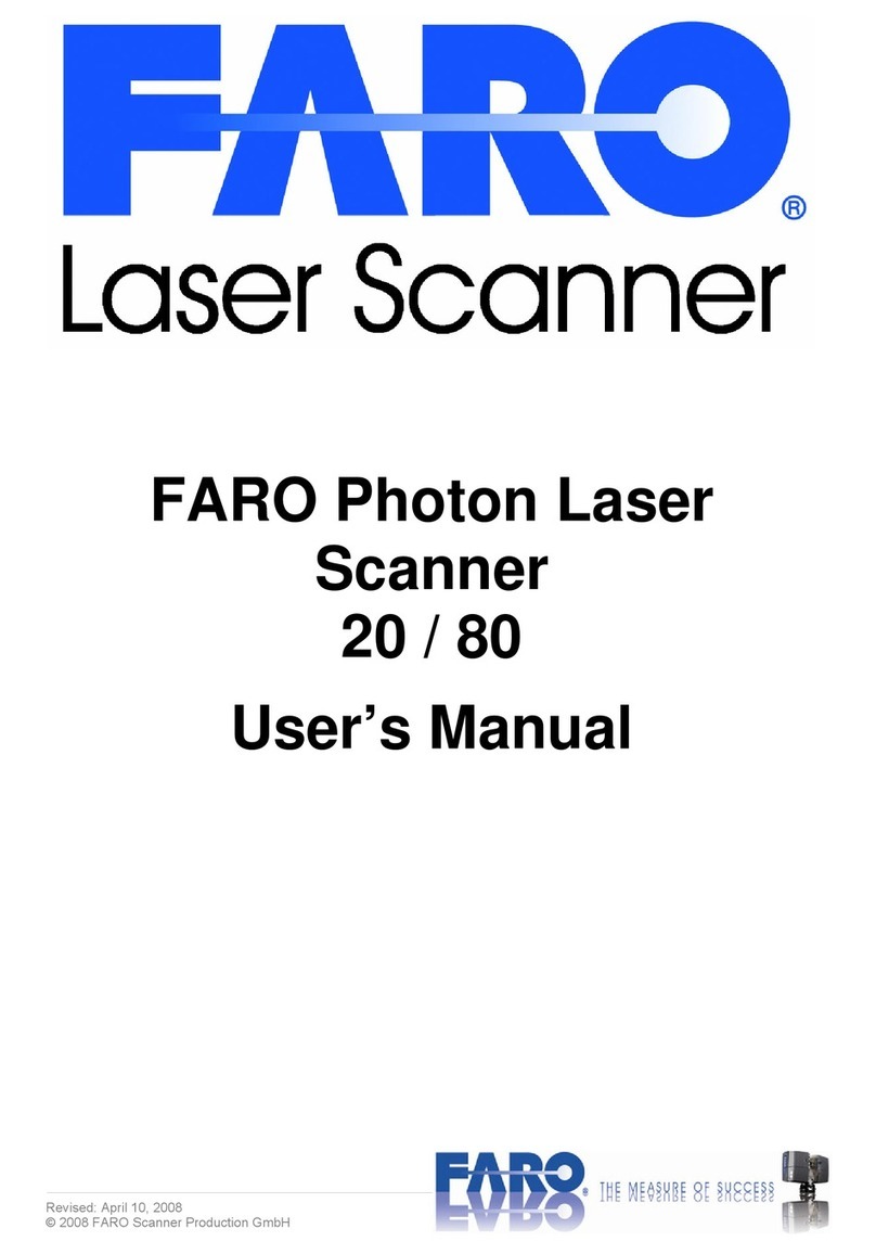 Faro Photon 20/80 User manual