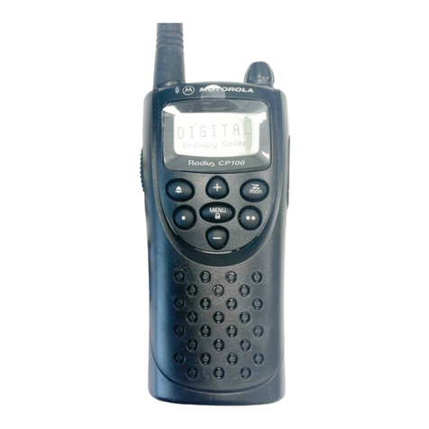 Motorola CP100 User manual