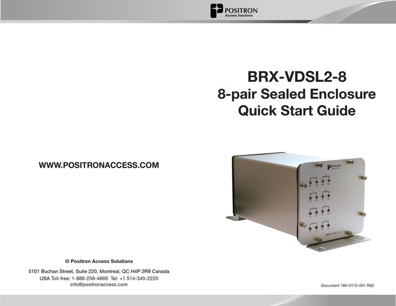 Positron BRX-VDSL2-8 quick start guide