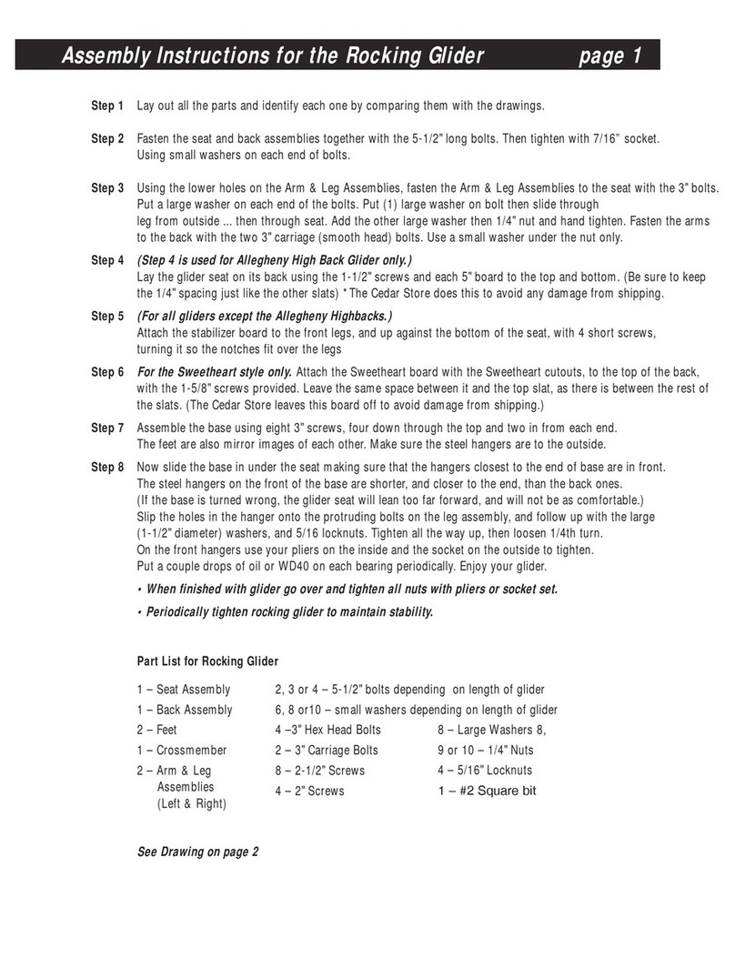 Creekvine Designs WF1230-2CVD Assembly instructions Creekvine Designs WF1230-2CVD Assembly instructions