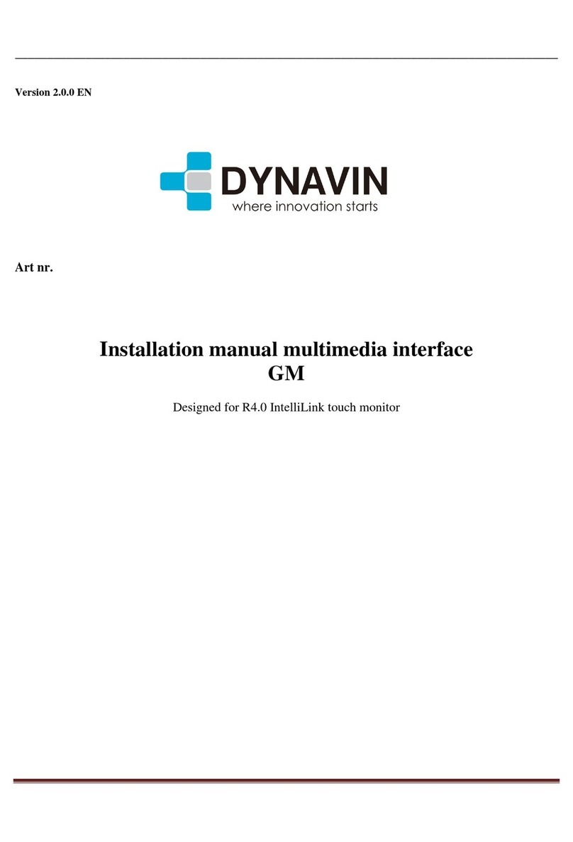 Dynavin R 4.0 IntelliLink User manual