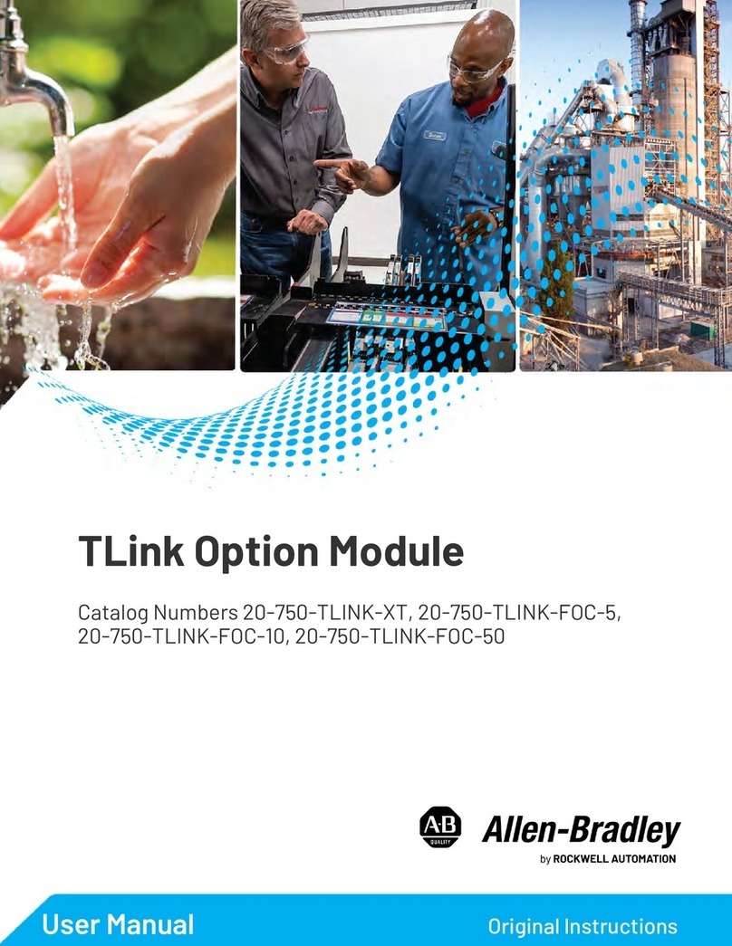 Rockwell Automation Allen-Bradley 20-750-TLINK-XT User manual