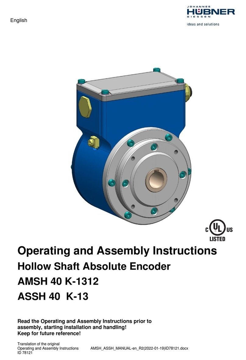 Hubner AMSH 40 K-1312 Product guide