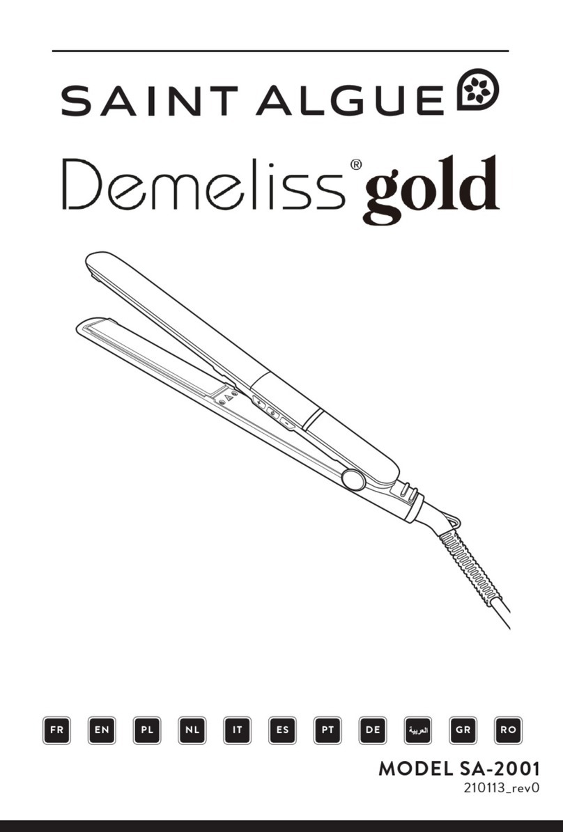 SAINT ALGUE Demeliss gold SA-2001 manual