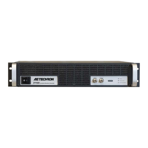 Aetechron 3110A quick start guide