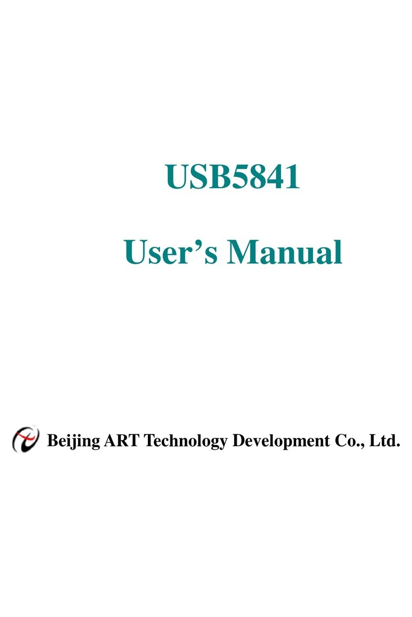 Beijing ART Tech USB5841 User manual
